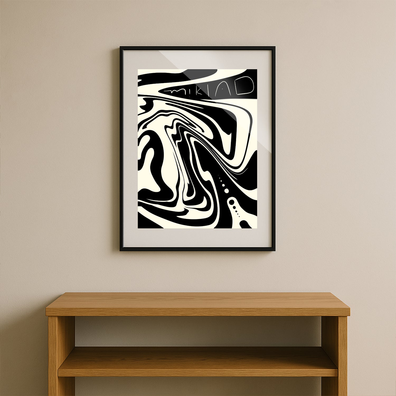 Design Mockup für Kunstdruck